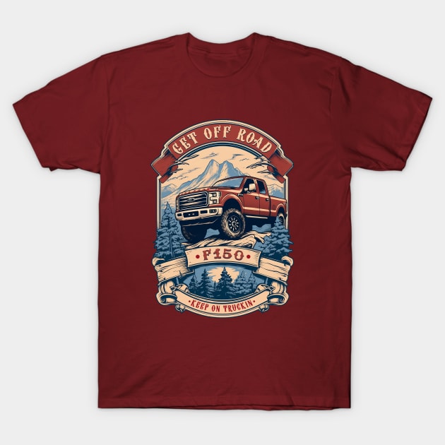 Retro Off Road T-Shirt by DavidLoblaw